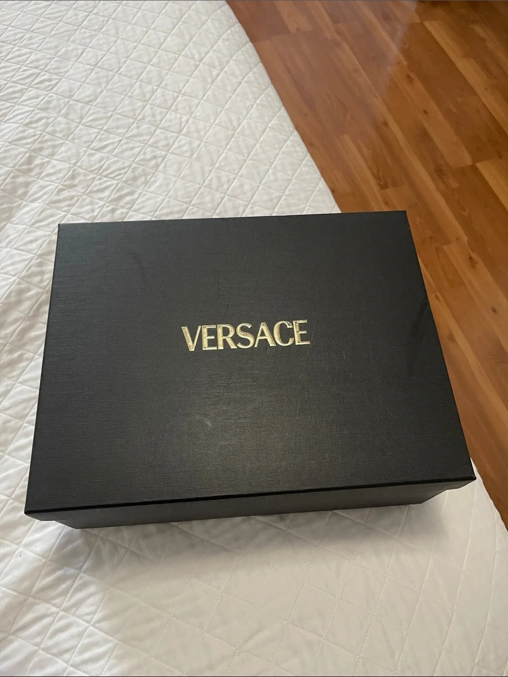 Versace Black Box with Gold Logo